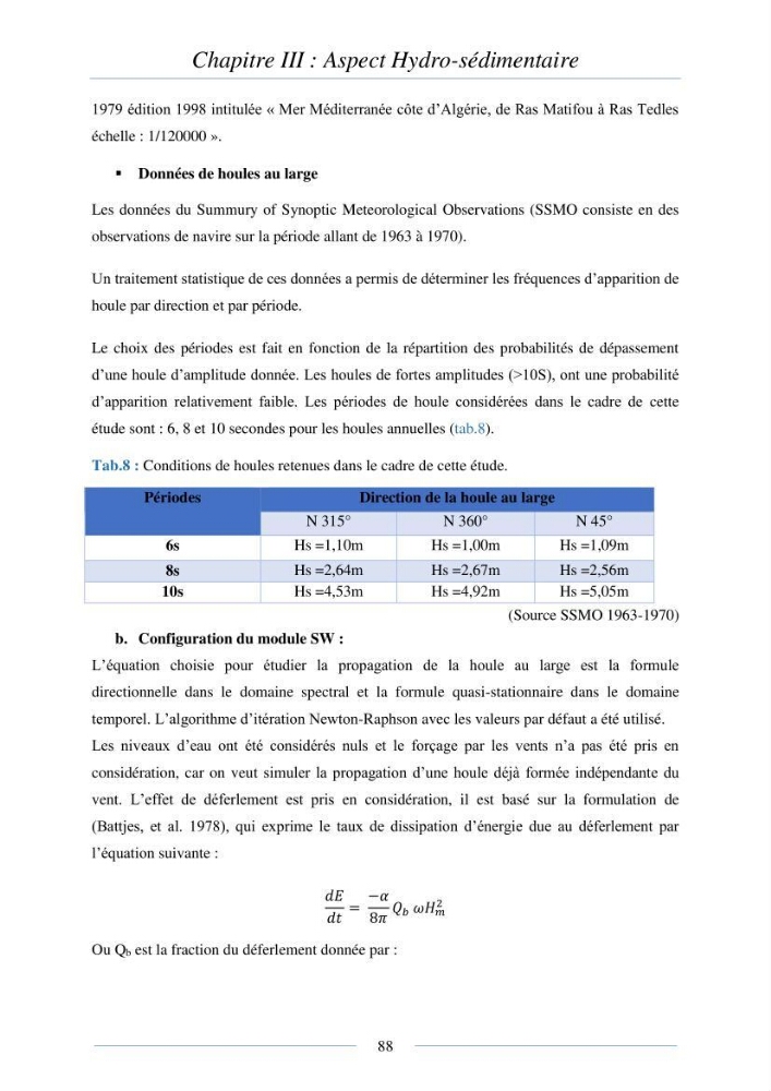 Mise en place d\'une base de donnée sédimentologique dans le domaine côtier de la grande baie de zemmouri