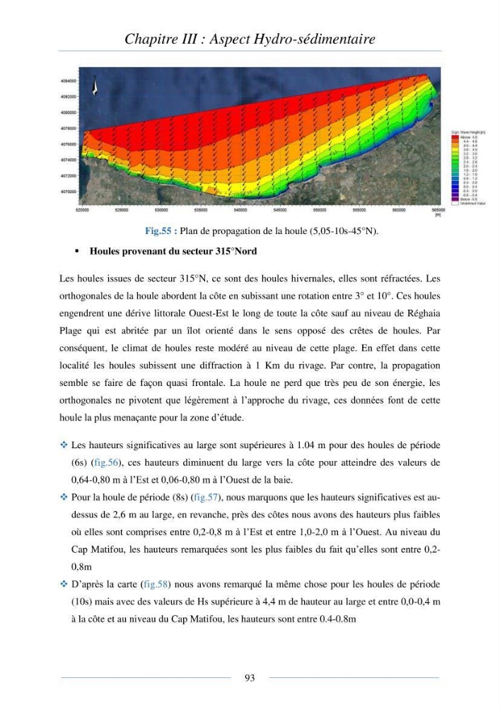 Mise en place d\'une base de donnée sédimentologique dans le domaine côtier de la grande baie de zemmouri