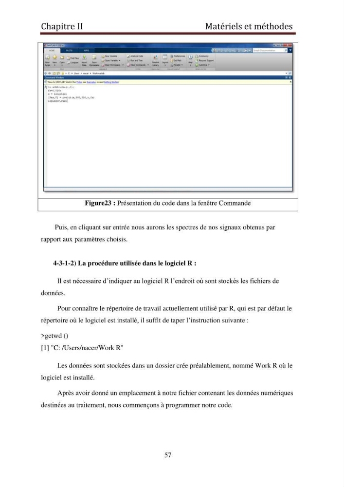 Traitement informatique d\'un signal du niveau de la mer