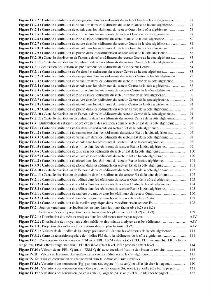les métaux traces dans les sédiment marins et les espéces démersales de la côte algérienne: contribution à l\'évalution du risque écologique
