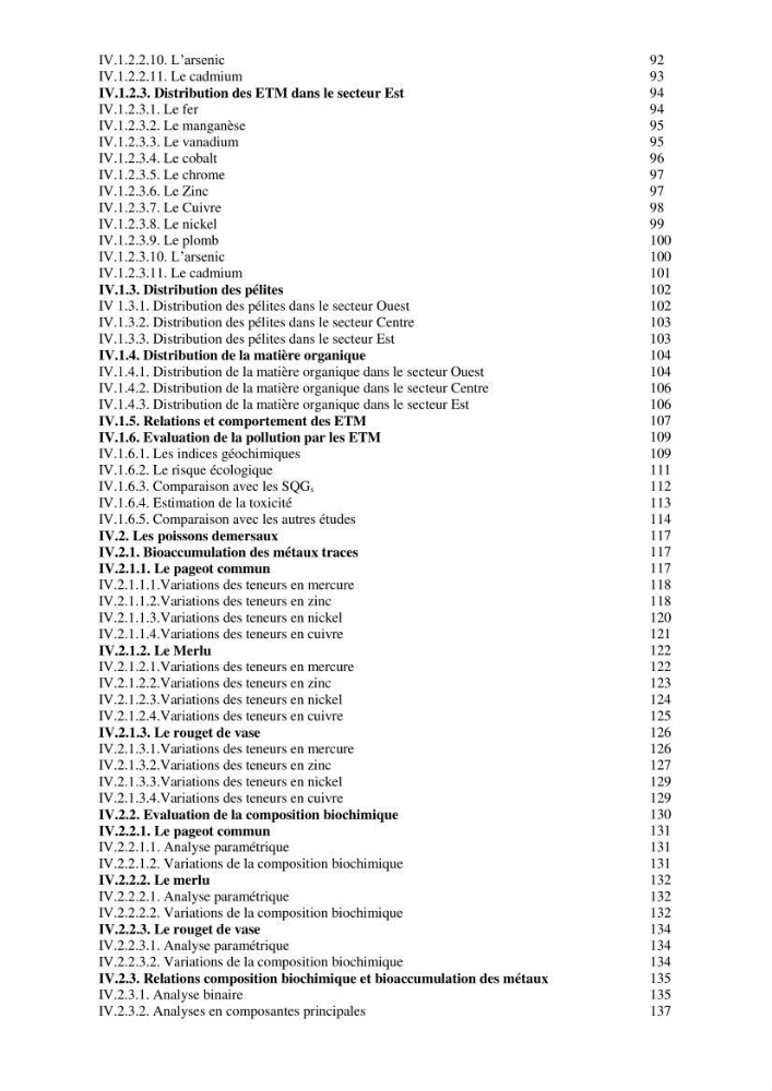 les métaux traces dans les sédiment marins et les espéces démersales de la côte algérienne: contribution à l\'évalution du risque écologique