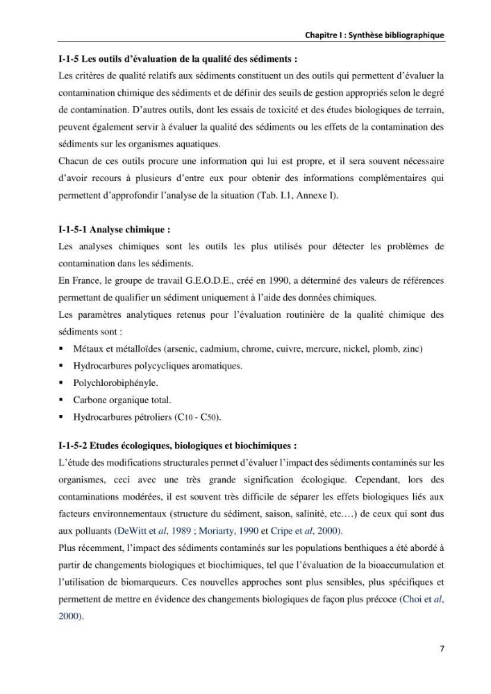 les métaux traces dans les sédiment marins et les espéces démersales de la côte algérienne: contribution à l\'évalution du risque écologique