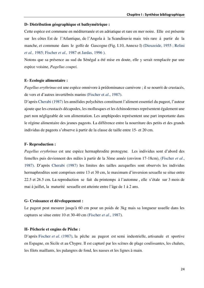 les métaux traces dans les sédiment marins et les espéces démersales de la côte algérienne: contribution à l\'évalution du risque écologique