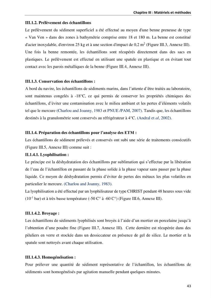 les métaux traces dans les sédiment marins et les espéces démersales de la côte algérienne: contribution à l\'évalution du risque écologique