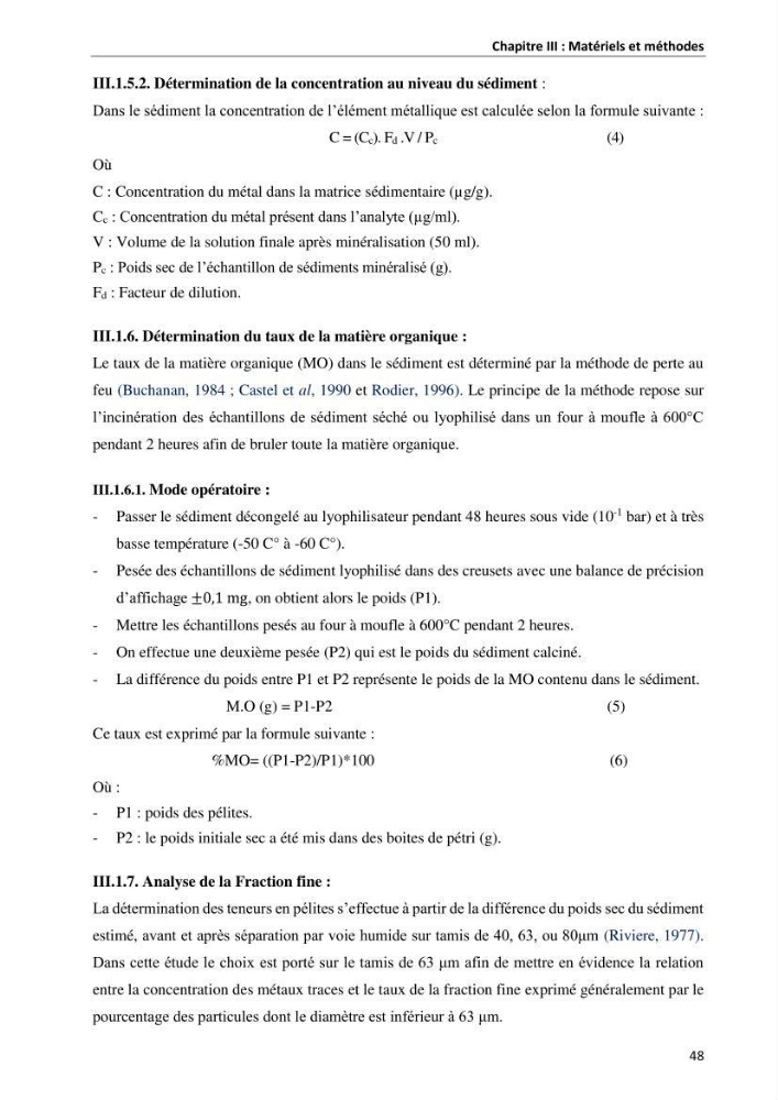 les métaux traces dans les sédiment marins et les espéces démersales de la côte algérienne: contribution à l\'évalution du risque écologique