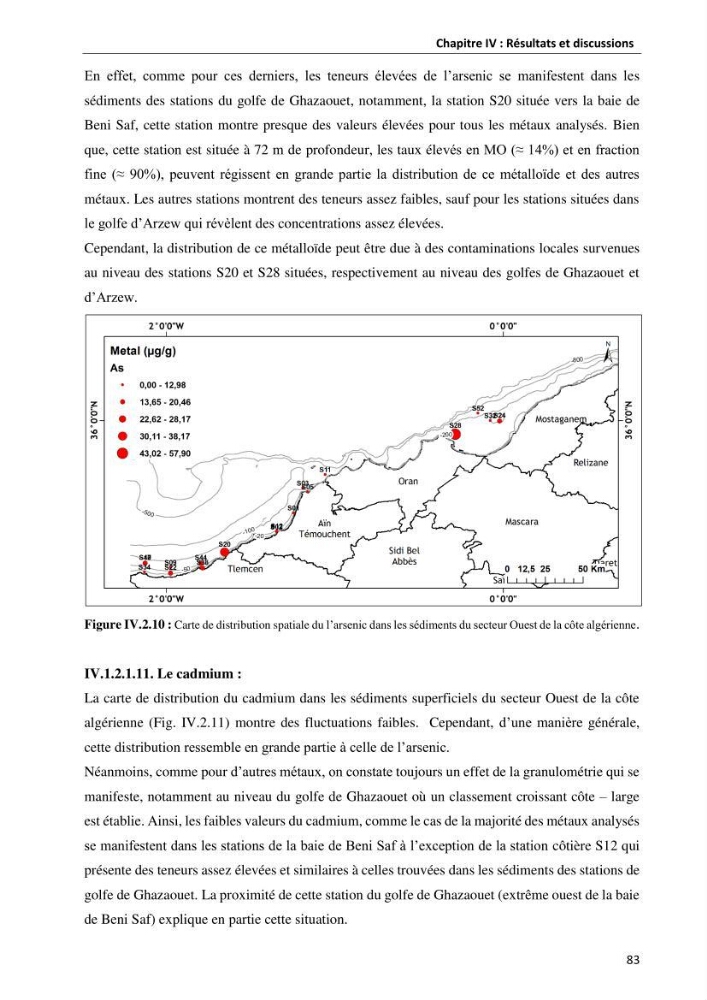 les métaux traces dans les sédiment marins et les espéces démersales de la côte algérienne: contribution à l\'évalution du risque écologique