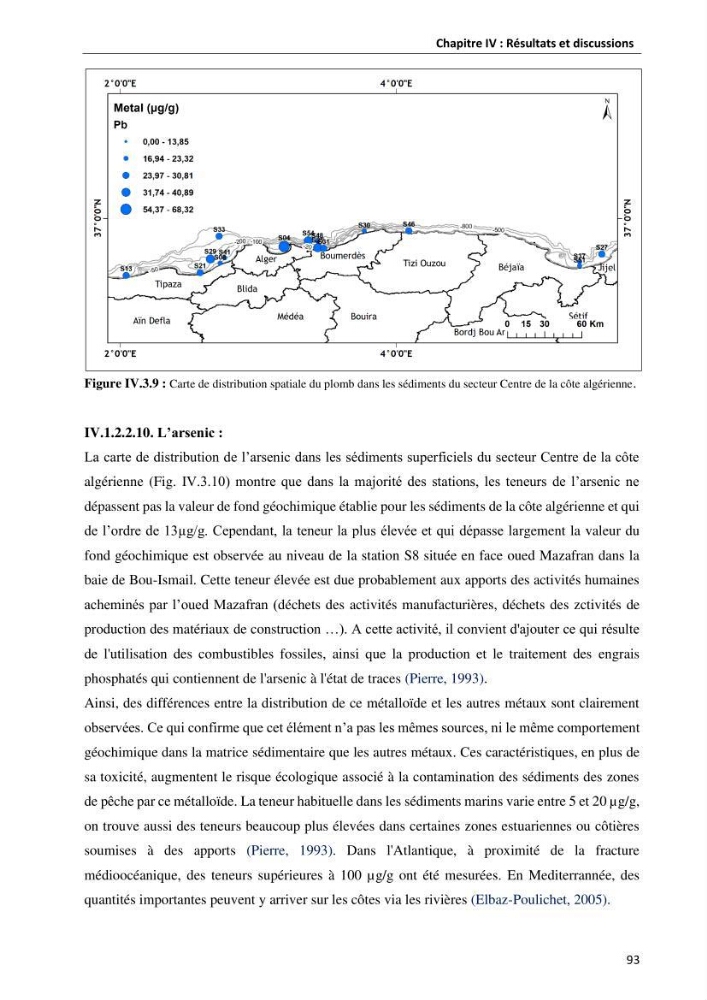 les métaux traces dans les sédiment marins et les espéces démersales de la côte algérienne: contribution à l\'évalution du risque écologique