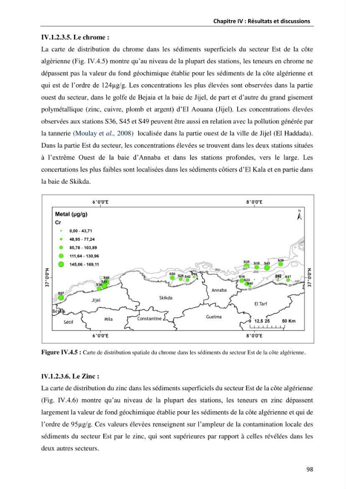 les métaux traces dans les sédiment marins et les espéces démersales de la côte algérienne: contribution à l\'évalution du risque écologique