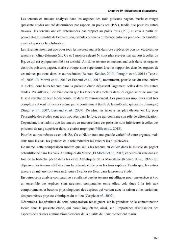 les métaux traces dans les sédiment marins et les espéces démersales de la côte algérienne: contribution à l\'évalution du risque écologique