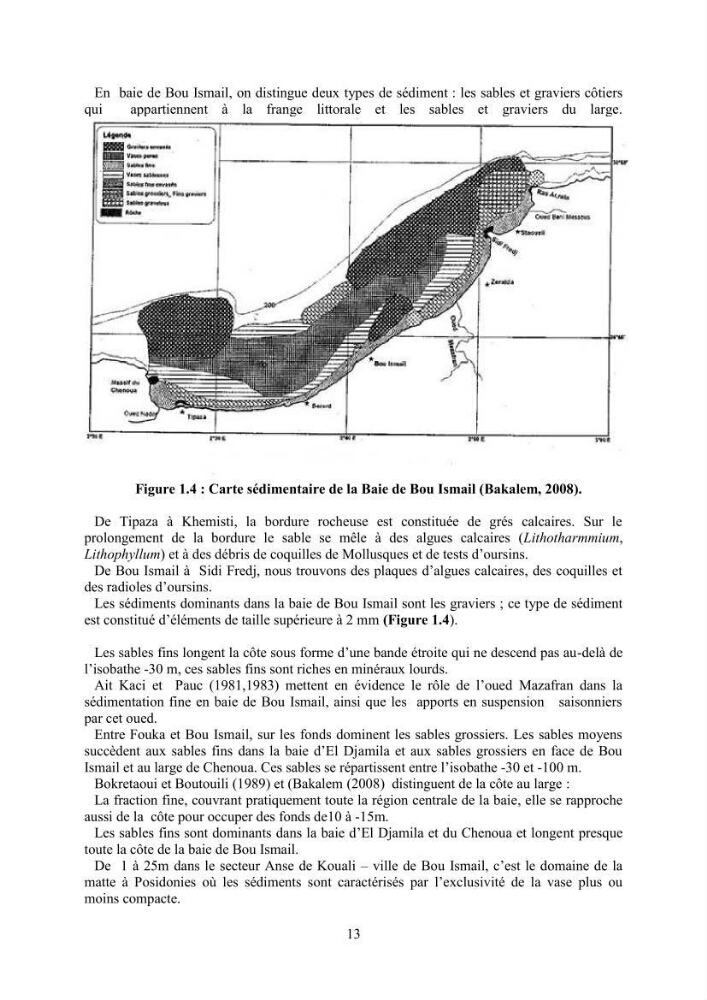 Peuplements carcinologiques des petits fonds de la baie de Bou-Ismail: