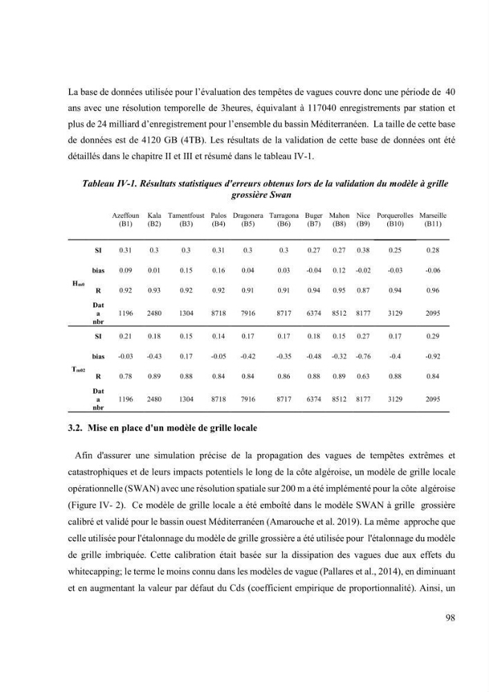 Méthodologie pour la localisation des zones de forte énergie houlomotrice en combinant les modèles numériques et les observations in-situ: