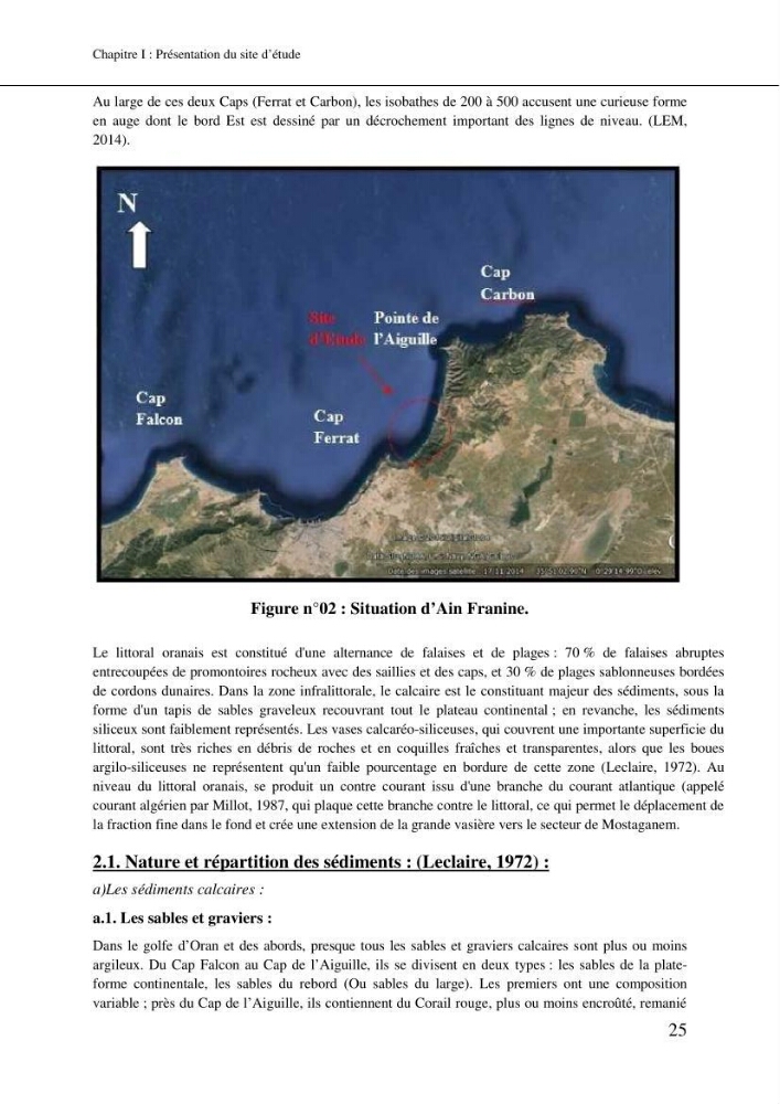 Aménagement et protection du rivage de Bir El djir-Oran