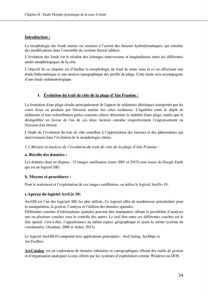 Aménagement et protection du rivage de Bir El djir-Oran