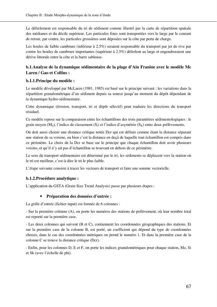 Aménagement et protection du rivage de Bir El djir-Oran