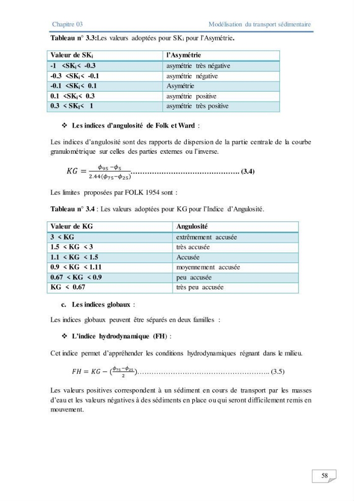 Modélisation numérique des paramètres sédimentologique et de pollution le long d\'une côte