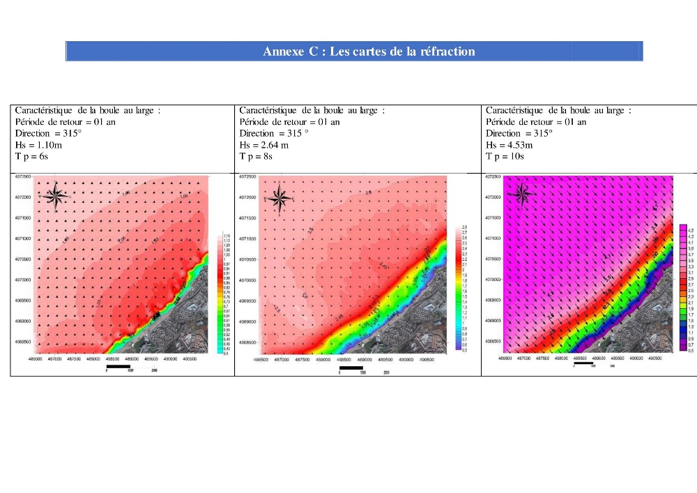 Modélisation numérique des paramètres sédimentologique et de pollution le long d\'une côte