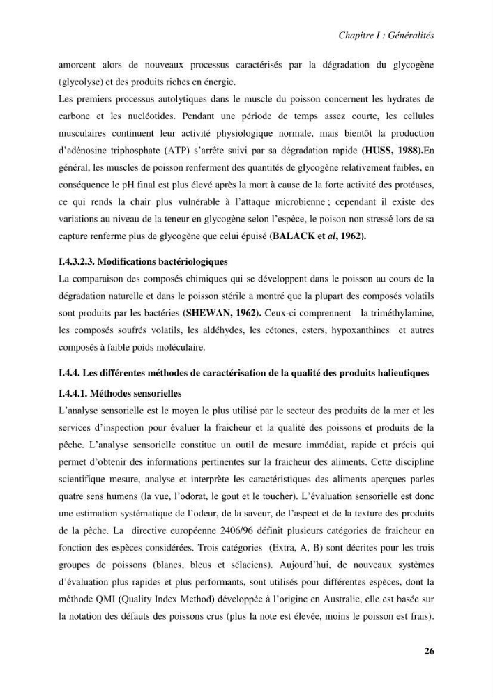 Evaluation et contrôle de la qualité organoleptique, hygiénique de Sardinella aurita (Valenciennes, 1847) pêchée dans la région centre algérienne.: