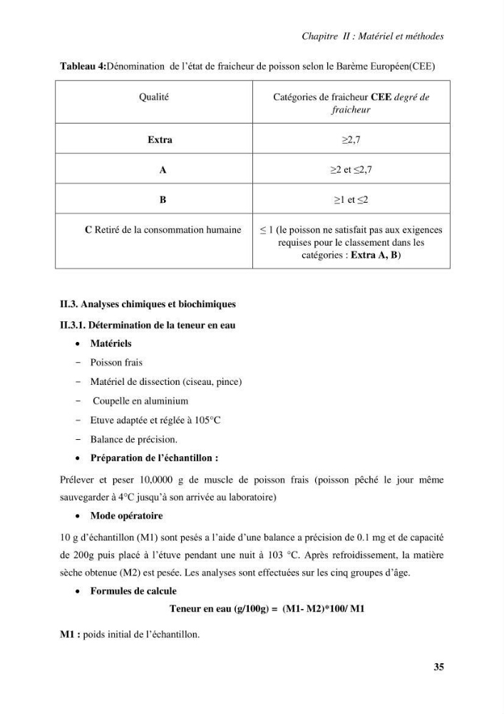 Evaluation et contrôle de la qualité organoleptique, hygiénique de Sardinella aurita (Valenciennes, 1847) pêchée dans la région centre algérienne.: