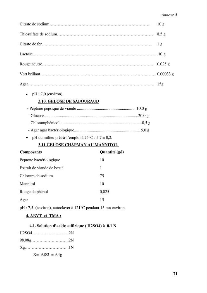 Evaluation et contrôle de la qualité organoleptique, hygiénique de Sardinella aurita (Valenciennes, 1847) pêchée dans la région centre algérienne.: