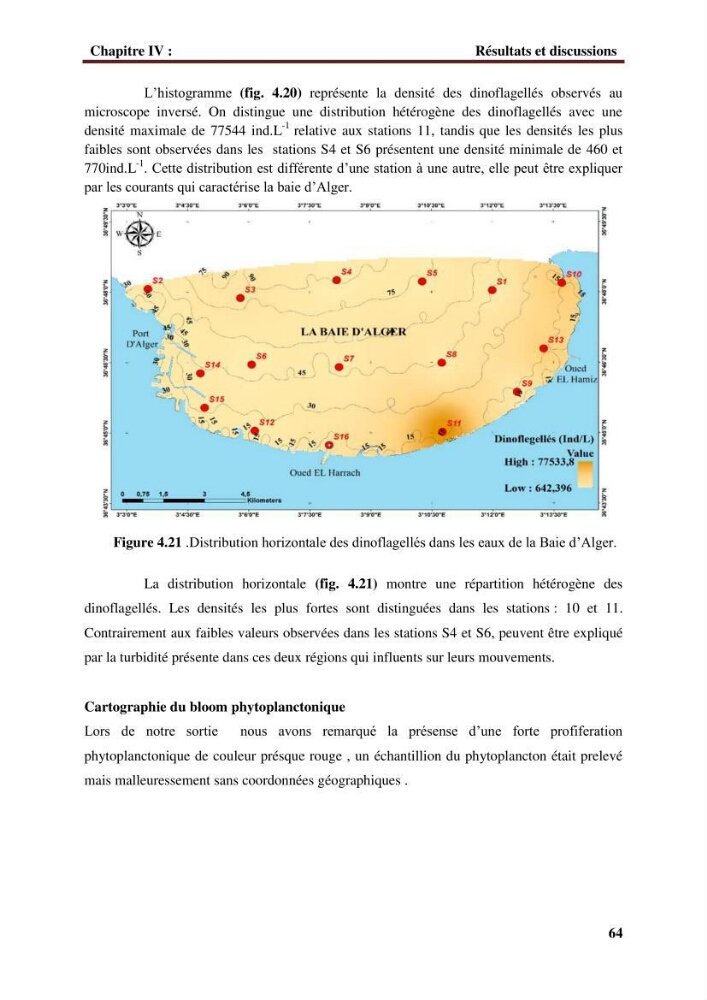 Observer et comprendre la variabilité spatio-temporelle de la qualité des eaux marines à partir de données multi sources : quantification de la biomasse phytoplanctonique.