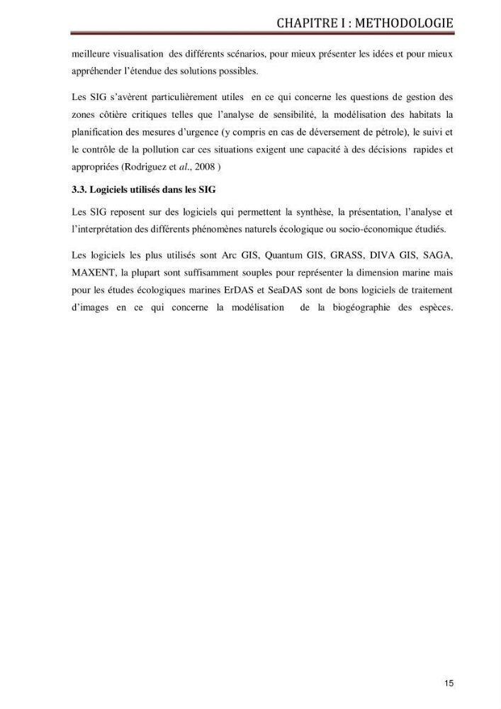 Evaluation de la vulnérabilité socio-économique du secteur de la pêche face à une pollution potentielle par les hydrocarbures dans la baie de Bou-Ismail