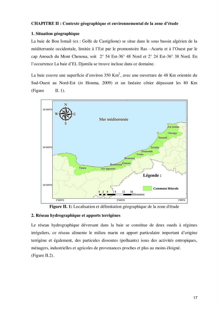 Evaluation de la vulnérabilité socio-économique du secteur de la pêche face à une pollution potentielle par les hydrocarbures dans la baie de Bou-Ismail