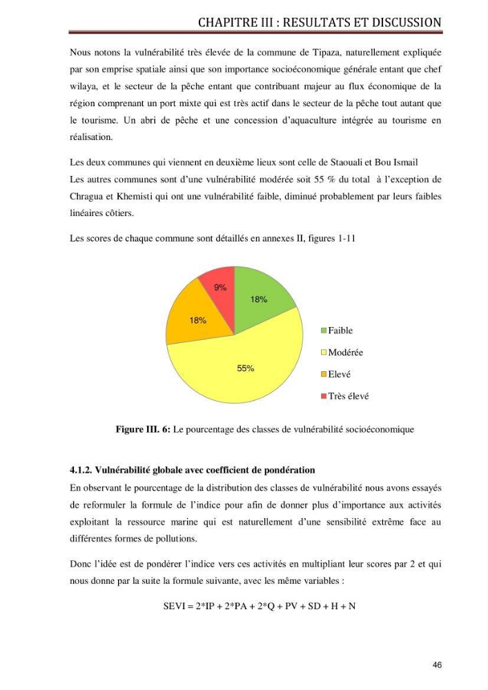 Evaluation de la vulnérabilité socio-économique du secteur de la pêche face à une pollution potentielle par les hydrocarbures dans la baie de Bou-Ismail