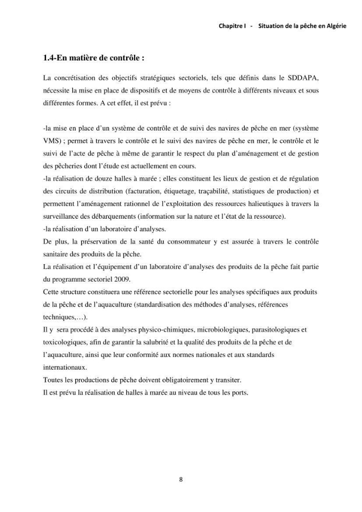 L\'étude de la rentabilité économique des unités de pêche (cas des sardiniers du port d\'alger)