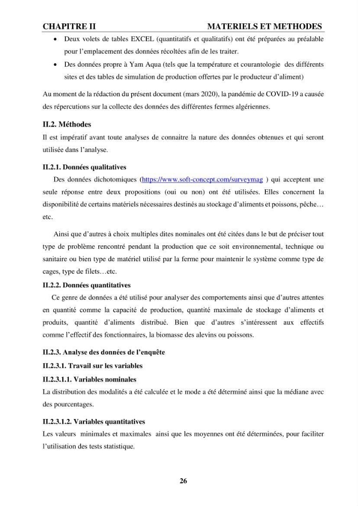 Contribution à la mise en place d’un protocole de gestion des fermes piscicoles en cages marines
