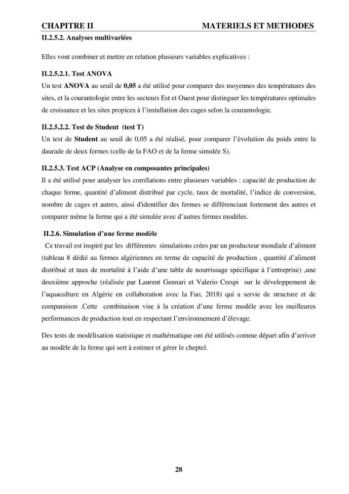Contribution à la mise en place d’un protocole de gestion des fermes piscicoles en cages marines