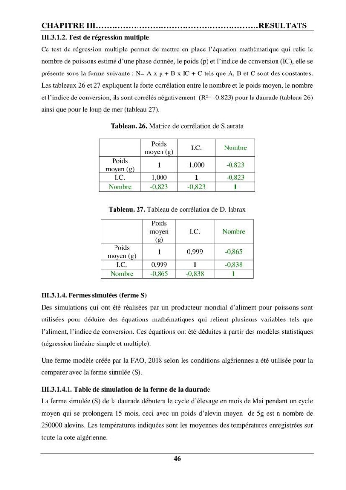 Contribution à la mise en place d’un protocole de gestion des fermes piscicoles en cages marines