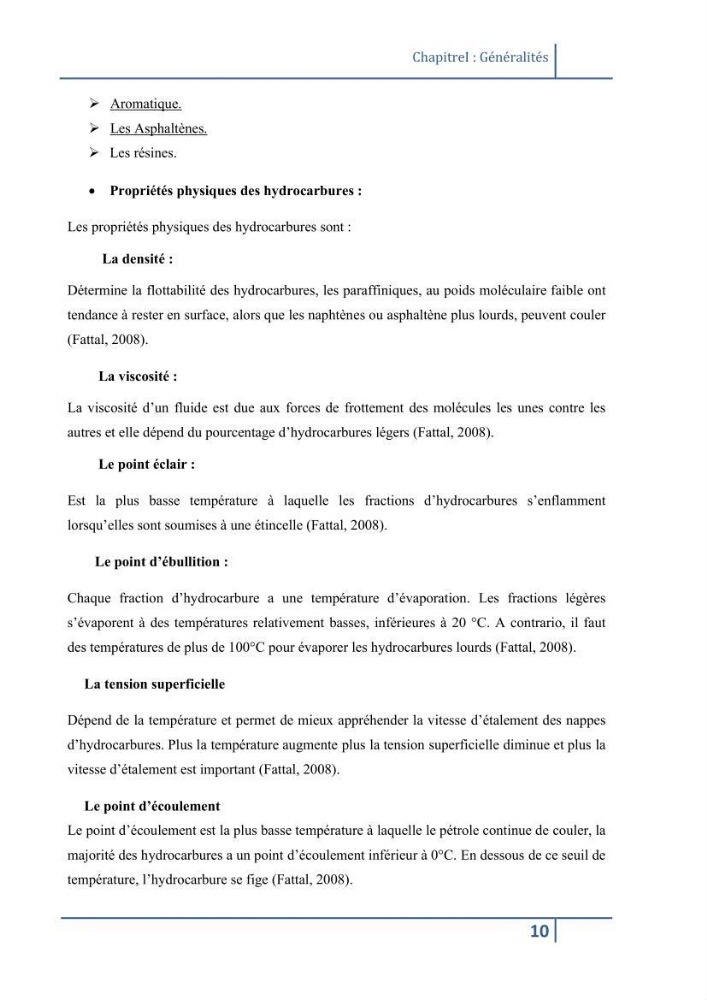 Les paramétres physico-chimiques et la pollution dans les l\'eau et le sédiment dans le port de Sidi Fredj