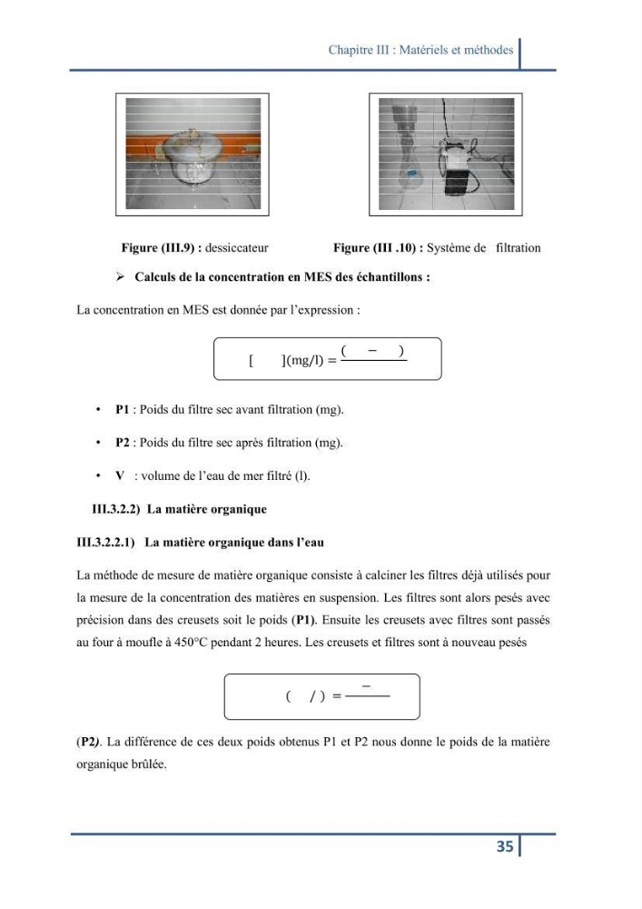 Les paramétres physico-chimiques et la pollution dans les l\'eau et le sédiment dans le port de Sidi Fredj