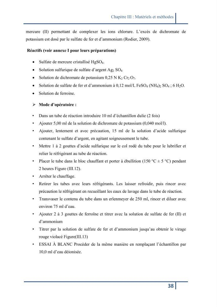 Les paramétres physico-chimiques et la pollution dans les l\'eau et le sédiment dans le port de Sidi Fredj