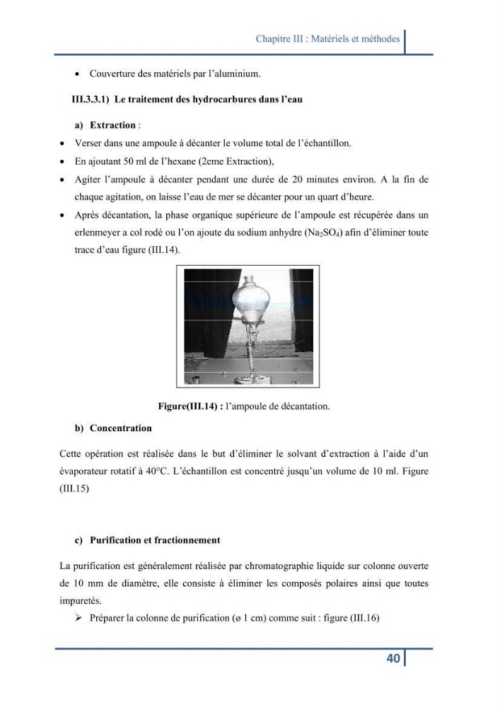 Les paramétres physico-chimiques et la pollution dans les l\'eau et le sédiment dans le port de Sidi Fredj