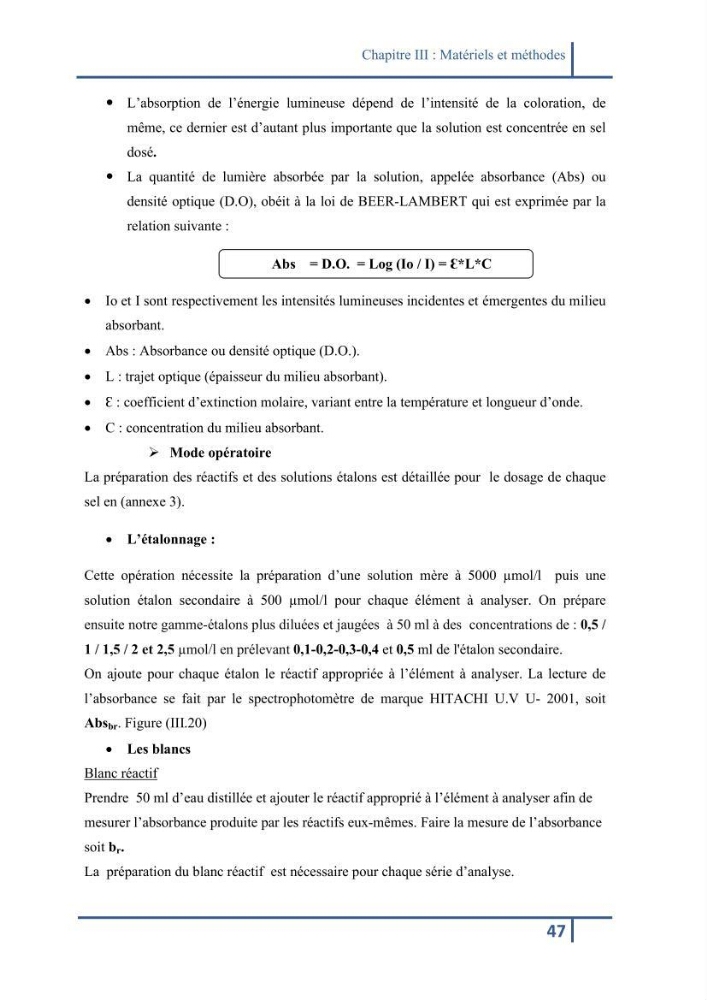 Les paramétres physico-chimiques et la pollution dans les l\'eau et le sédiment dans le port de Sidi Fredj