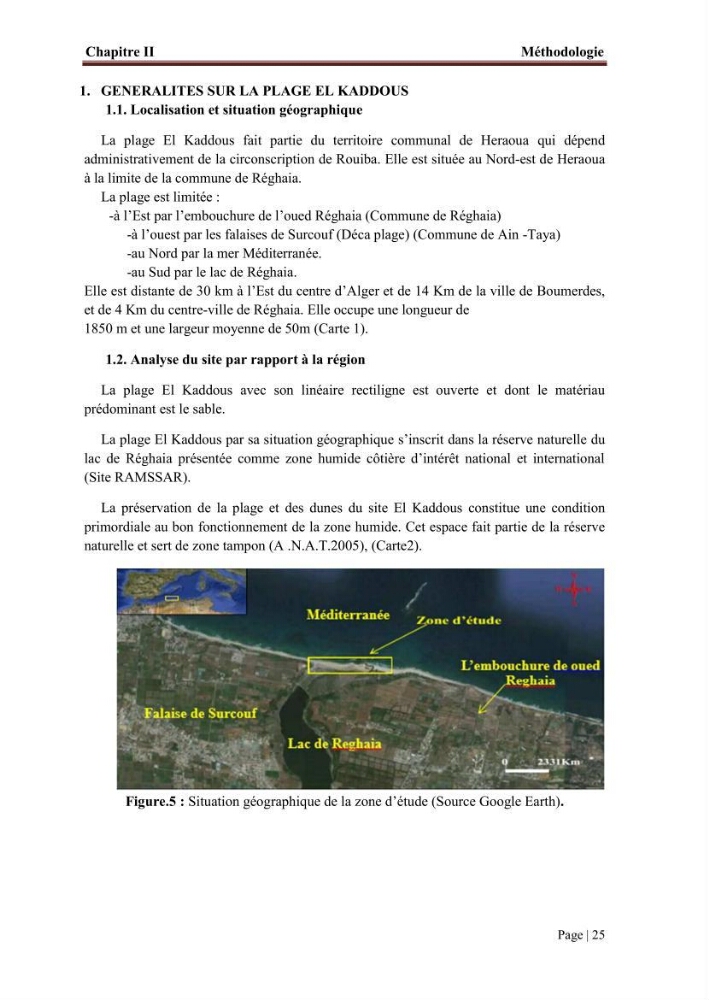L\'évolution du trait de côte