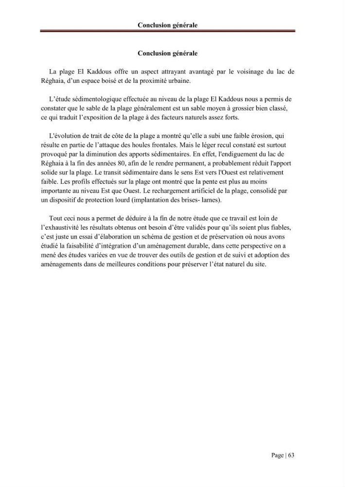 L\'évolution du trait de côte