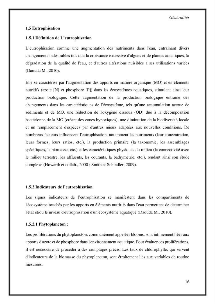 Contribution à l\'étude du cycle annuel des flux air-mer en Co2 dans la baie de BouIsmail