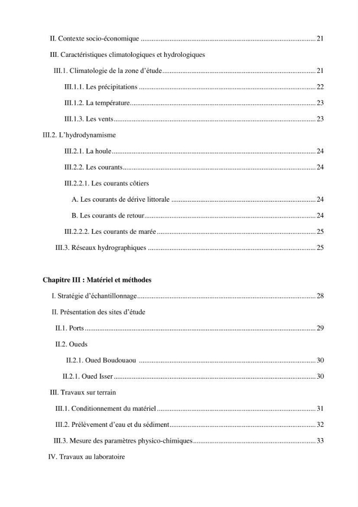 Evaluation du taux de la pollution des eaux et des sédiments par les métaux lourds au niveau du littoral de Boumerdes