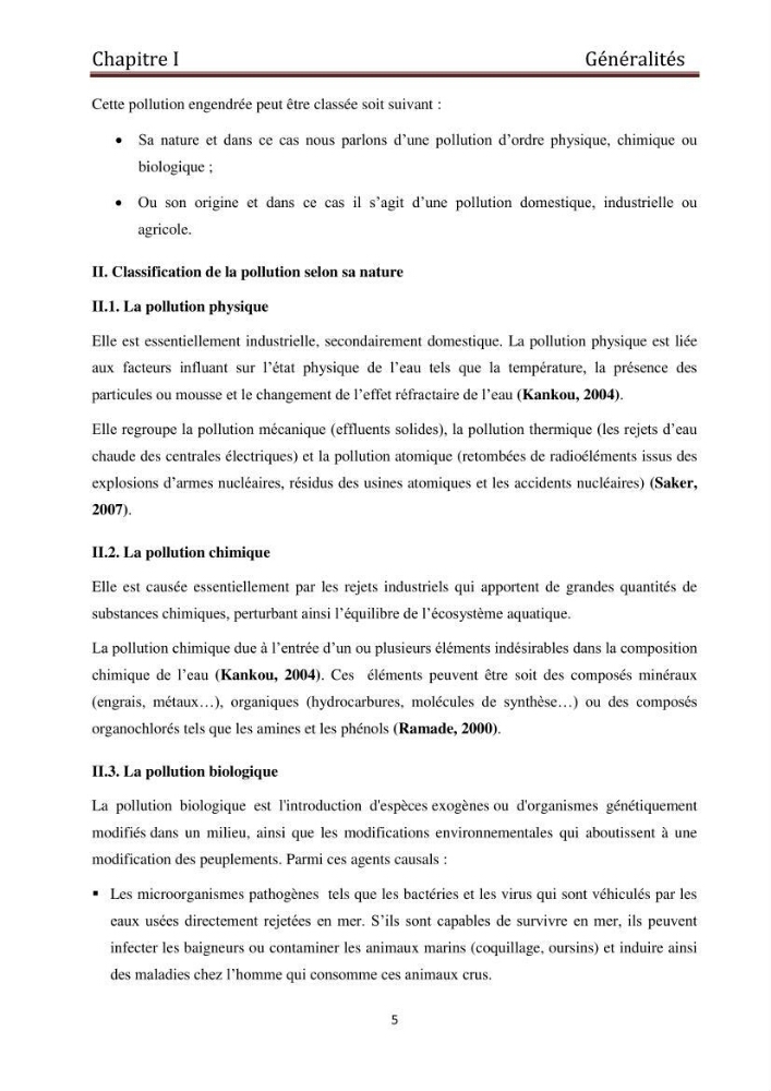 Evaluation du taux de la pollution des eaux et des sédiments par les métaux lourds au niveau du littoral de Boumerdes