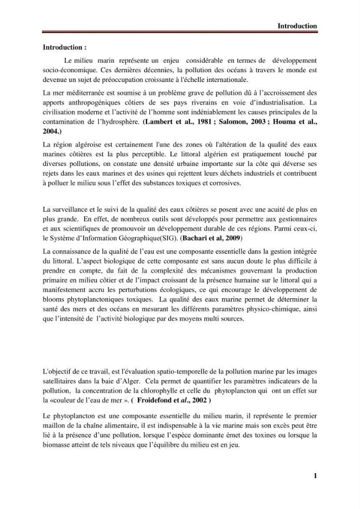 Observer et comprendre la variabilité spatio-temporelle de la qualité des eaux marines à partir de données multi sources : quantification de la biomasse phytoplanctonique.: