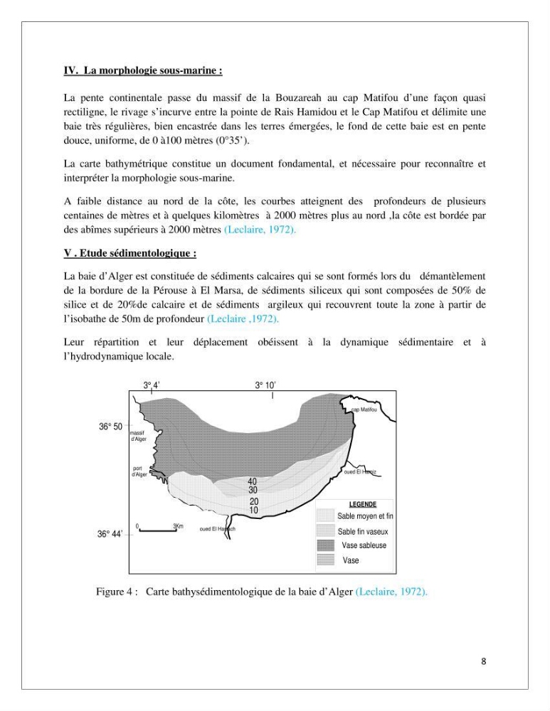 Propositions d\'aménagement et de protection par les méthodes dites \"SOFT\": cas de la baie d\'Alger