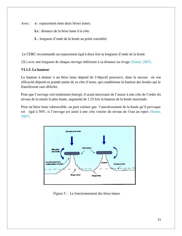 Propositions d\'aménagement et de protection par les méthodes dites \"SOFT\": cas de la baie d\'Alger