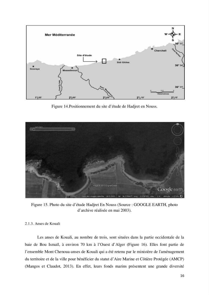 Contribution à la cartographie des habitas marins dans le cadre d\'une étude d\'impact