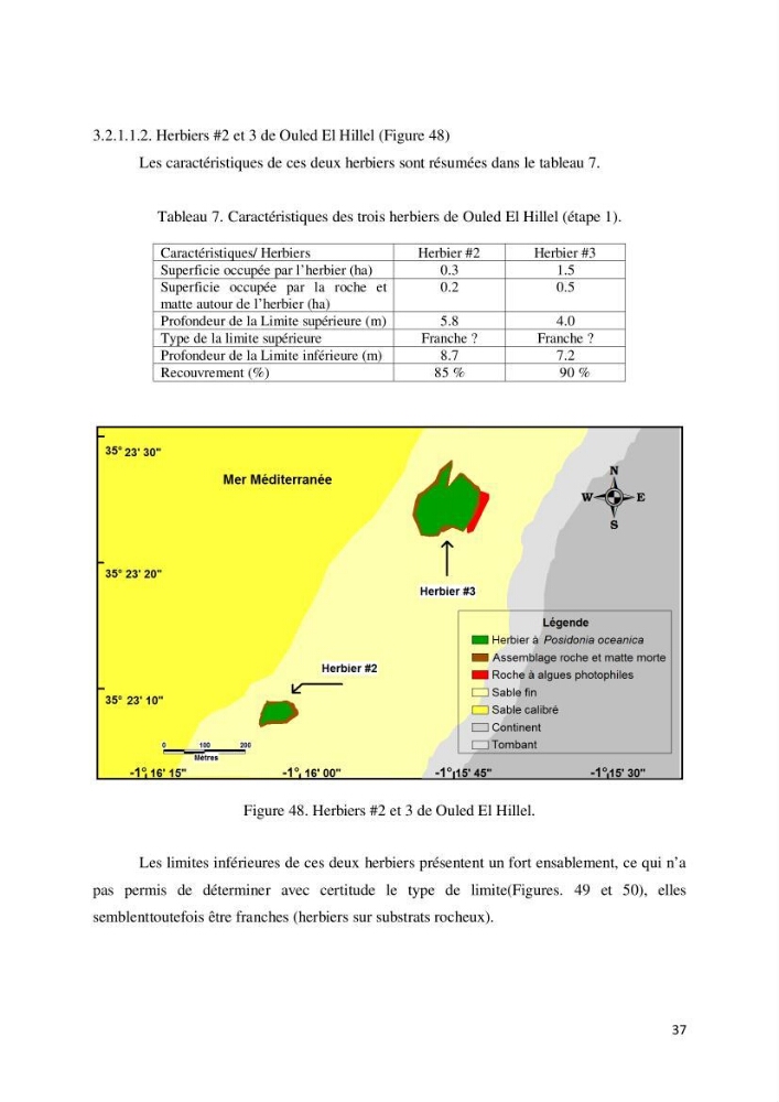 Contribution à la cartographie des habitas marins dans le cadre d\'une étude d\'impact