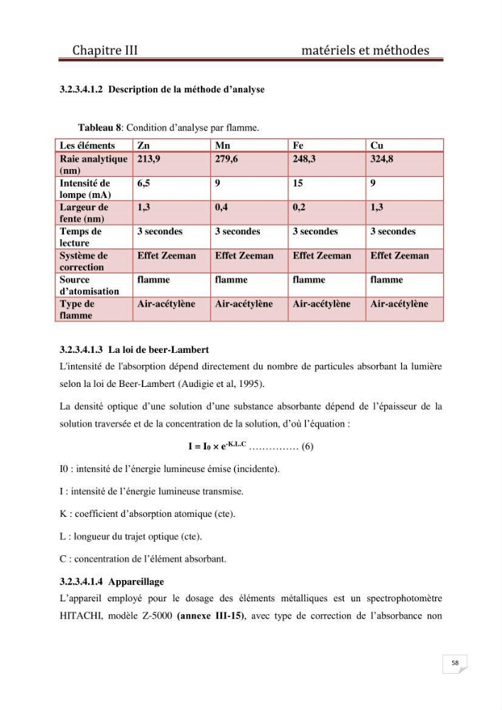 Etude des métaux traces dans les sédiments à l’embouchure métaux traces dans les sédiments à l’embouchure