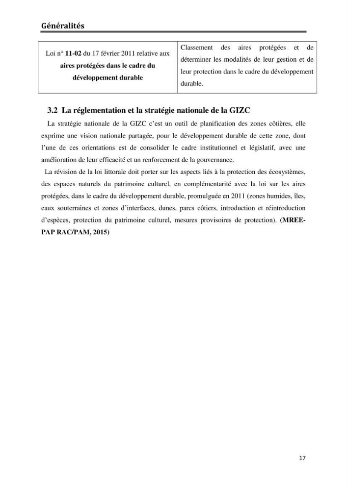 Milieux insulaires, quel avenir? étude d\'intégration des iles et ilots dans le processus de gouvernance de la future aire marine protégée du Parc National de Taza-Jijel