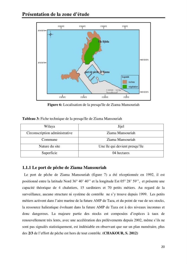 Milieux insulaires, quel avenir? étude d\'intégration des iles et ilots dans le processus de gouvernance de la future aire marine protégée du Parc National de Taza-Jijel