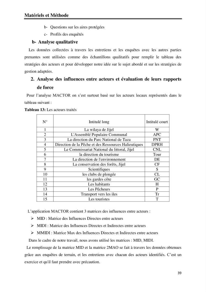 Milieux insulaires, quel avenir? étude d\'intégration des iles et ilots dans le processus de gouvernance de la future aire marine protégée du Parc National de Taza-Jijel
